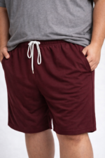 Men’s Solid Black Cotton Shorts - Image 4