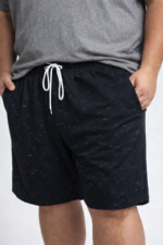 Men’s Solid Black Cotton Shorts - Image 9